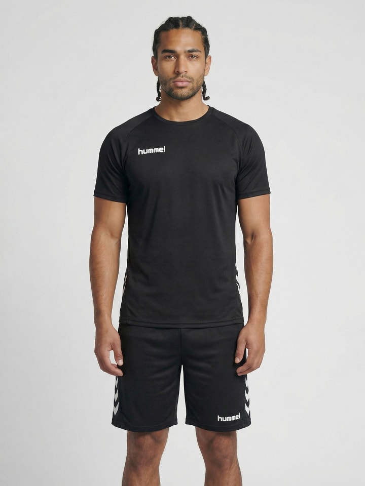 Verstellbare Taille Kurze Hose Anzug Hmlpromo Herren in BLACK