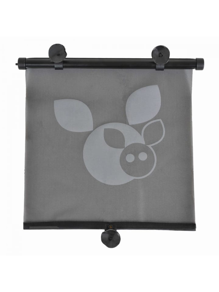 Auto-Sonnenschutz Sonnenrollo 40,5 x 45 cm in schwarz