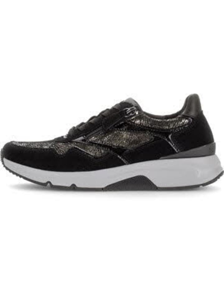 Damen- Schnürschuhe Sneaker low in Grau