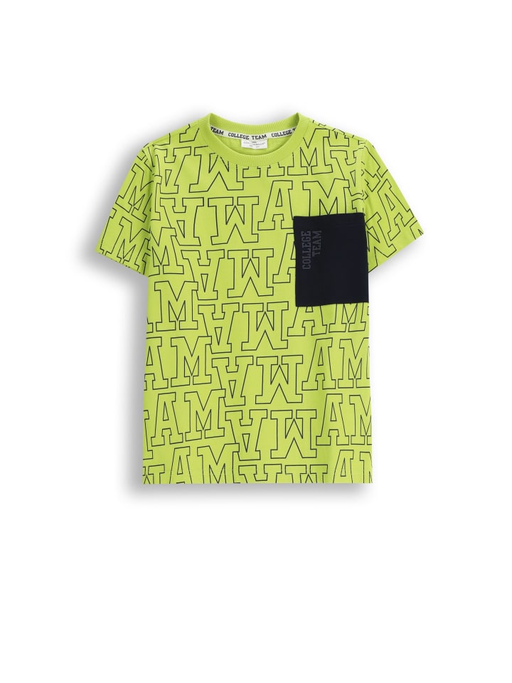 T-Shirt mit kurzem Ärmel in olivgrün