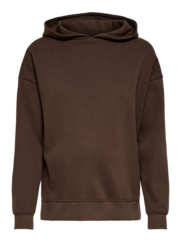 Kapuzenpullover in Coffee Bean