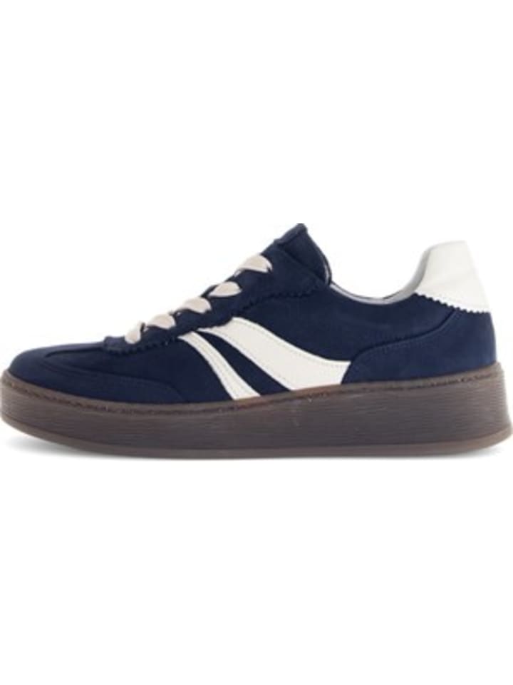 Schnürschuh in blau