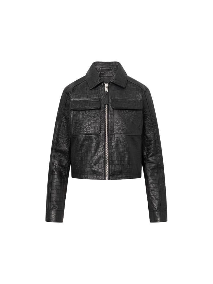Lederjacke Thea in schwarz