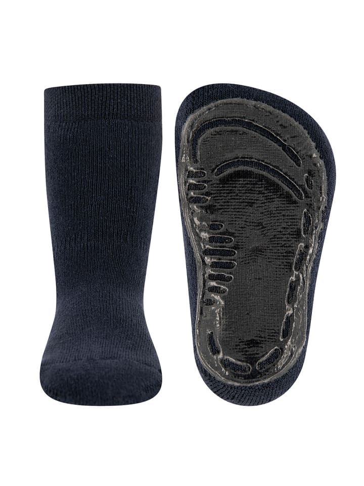 Stoppersocken Uni in marine