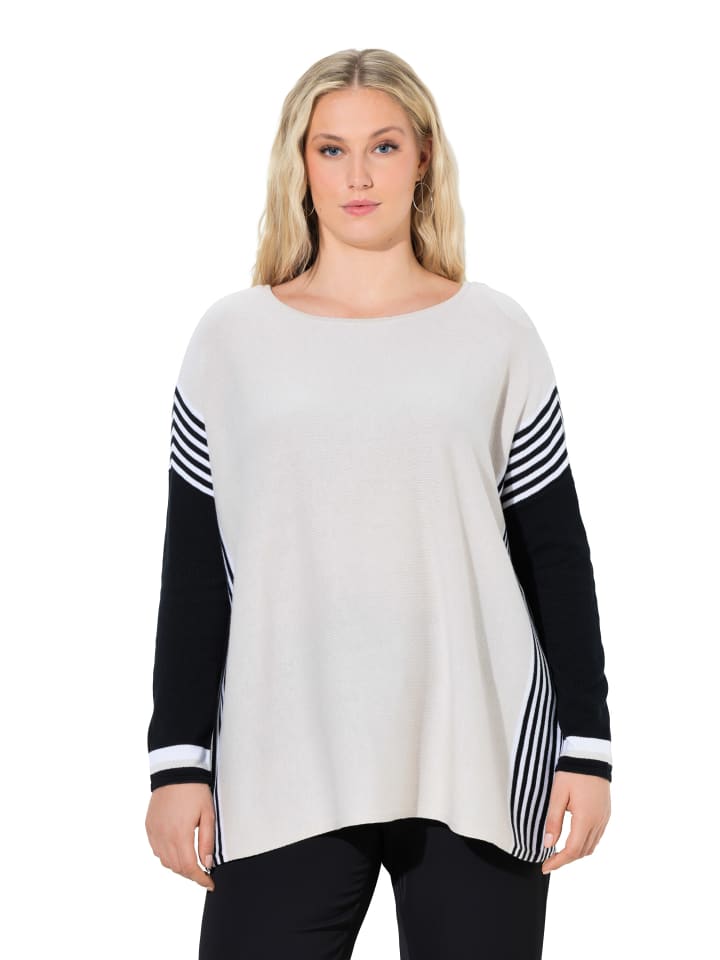 Pullover in graubeige