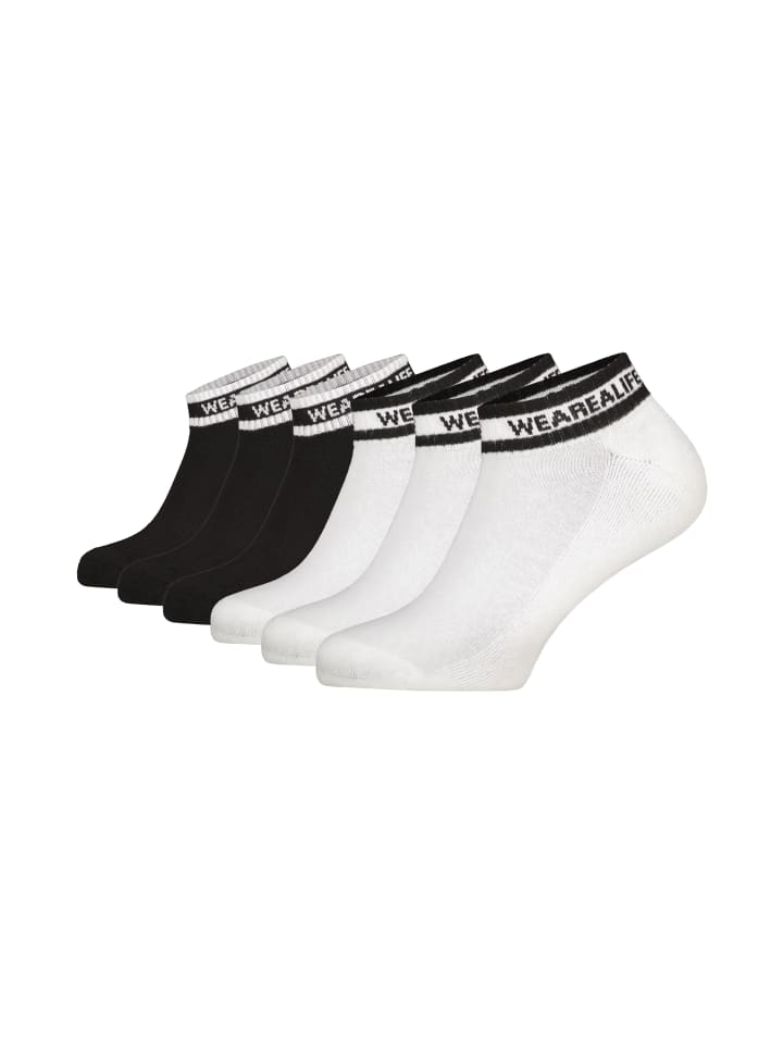 Socken 6 PACK - JohnnyAK in mix black/brilliant white