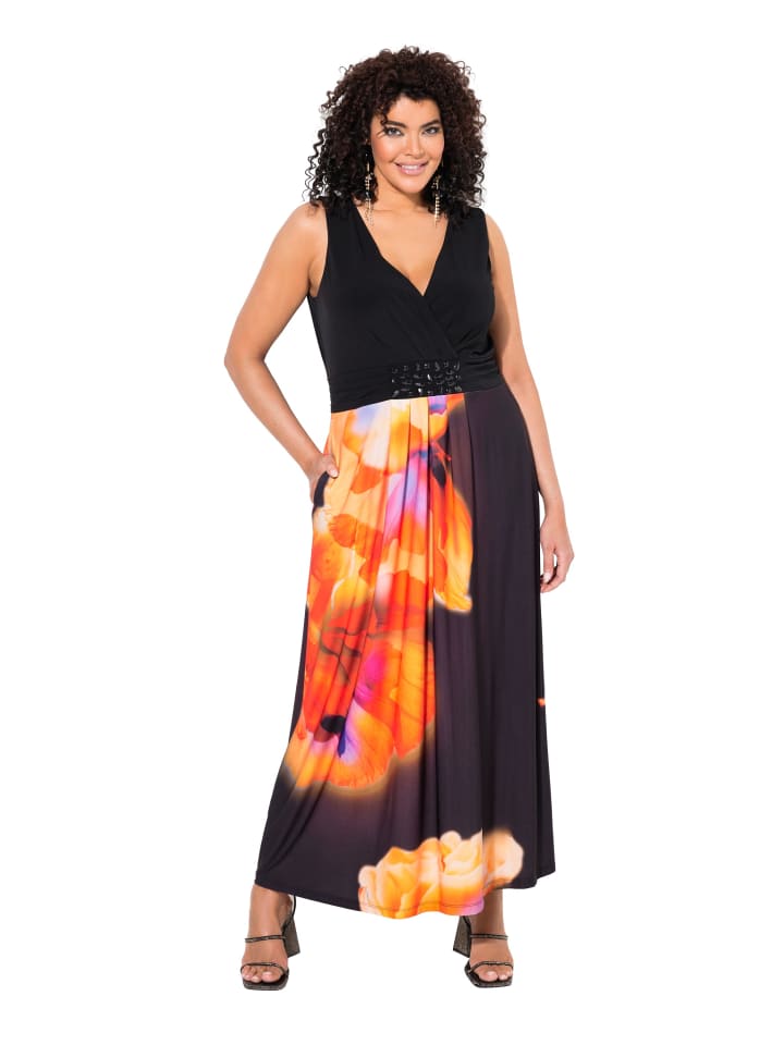 Midikleid in schwarz