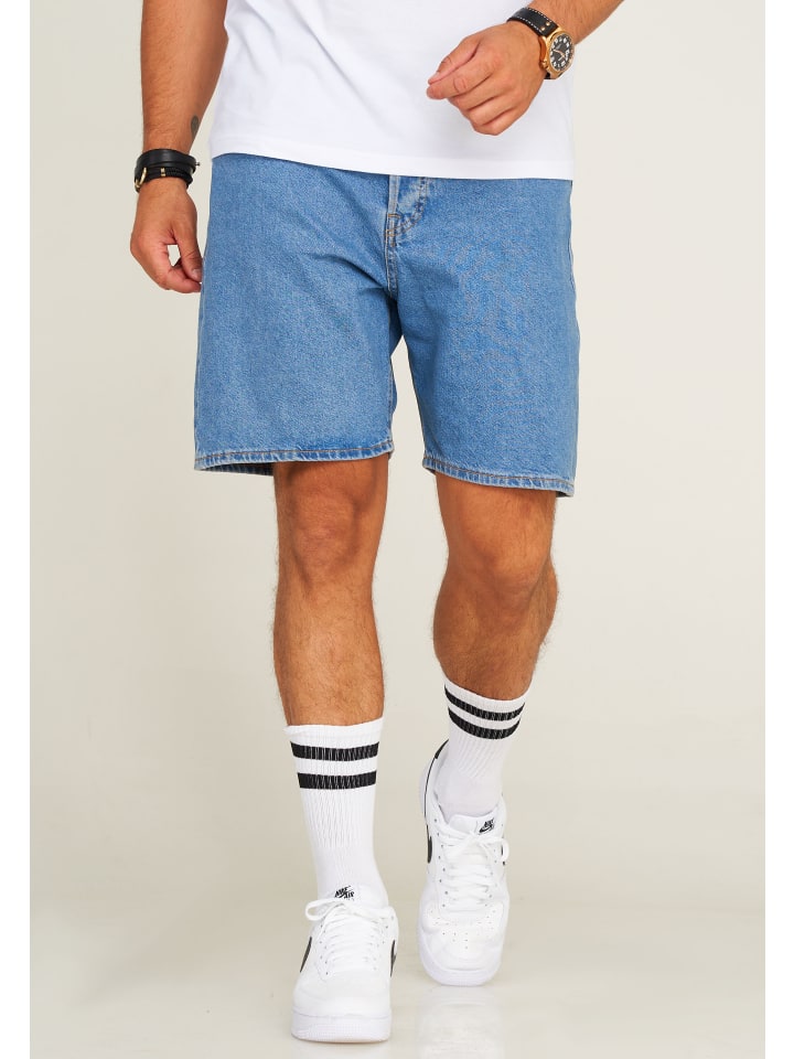 Jeans Shorts - JJITONY JJINFINITY SHORTS in Light Blue Denim