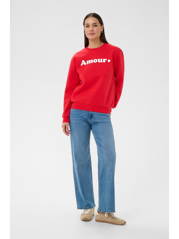 Sweatshirt KAmila Loose fit in True Red