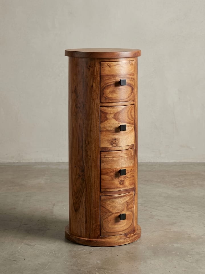 Sideboard | Sheesham, 35x85x35cm, 4 Schubladen