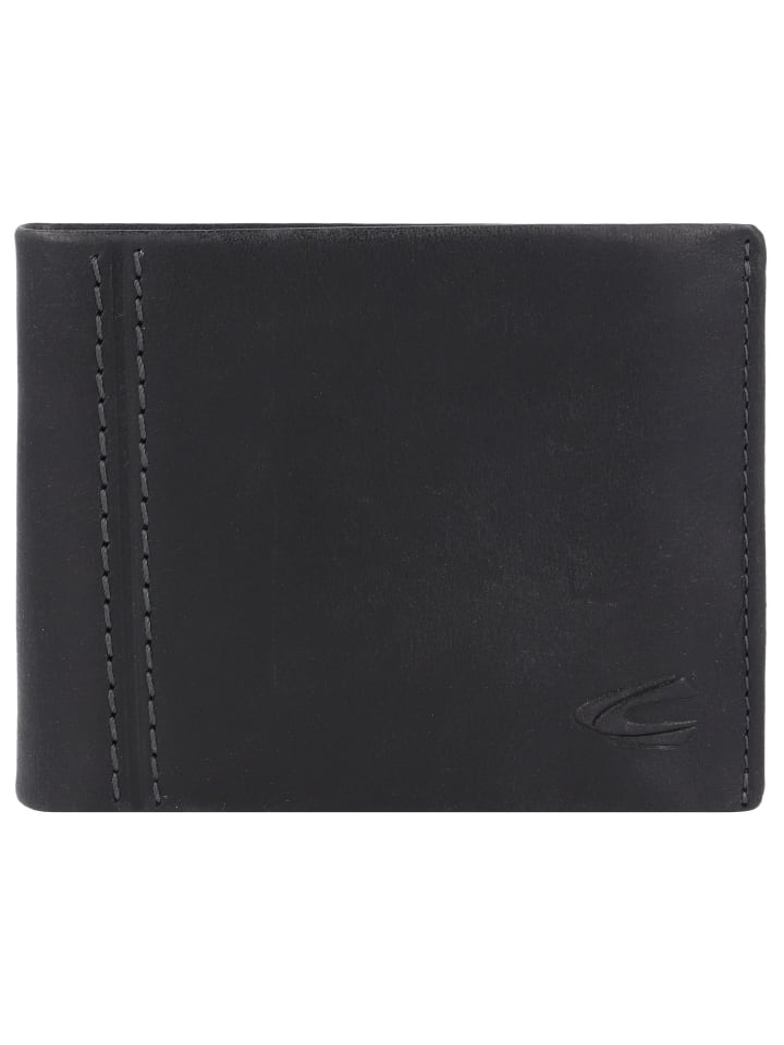 Bilbao Geldbörse RFID Schutz Leder 11.5 cm black
