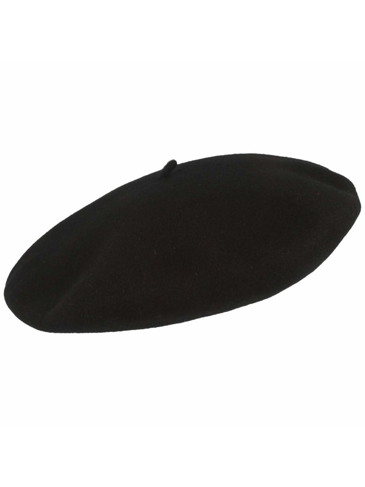 Baskenmütze in schwarz