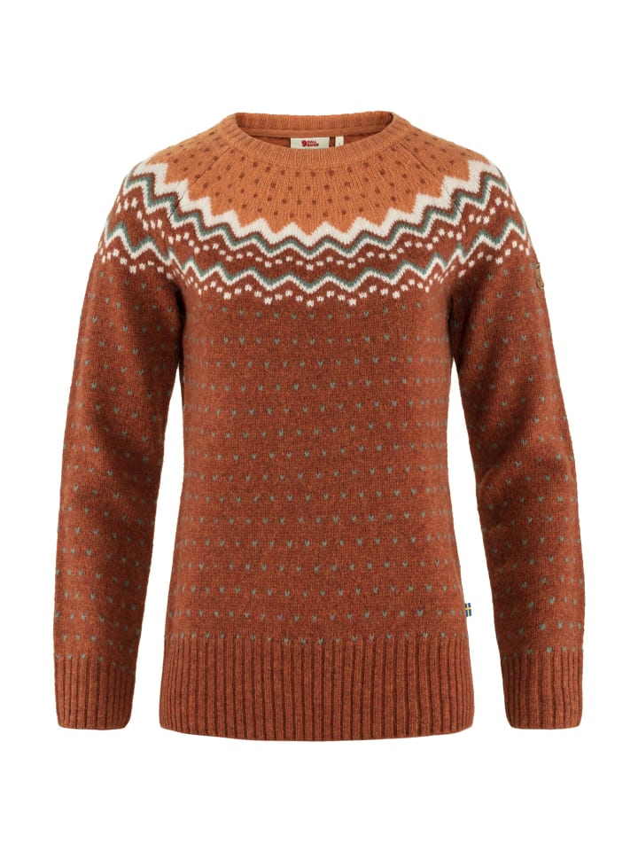 Övik Knit Sweater in Dunkelorange