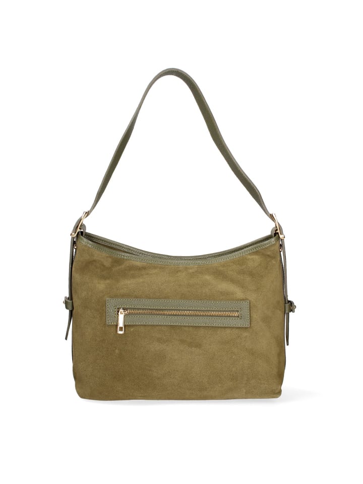 Schultertasche in VERDE SCURO