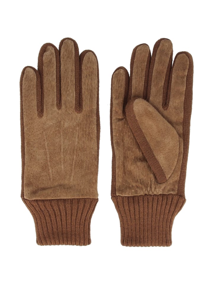 Liv Handschuhe Leder tobacco