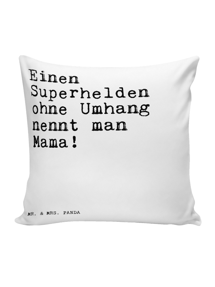 Kopfkissen Einen Superhelden ohne Umhang... mit... in Weiß