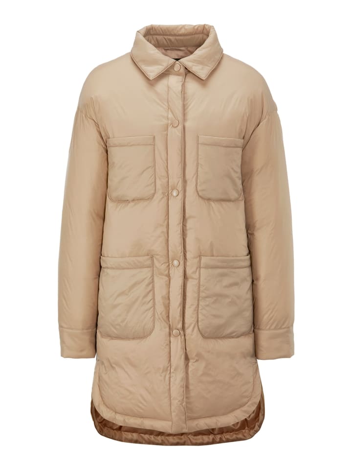 Sportive, leichte Jacke mit Taschen in caramel