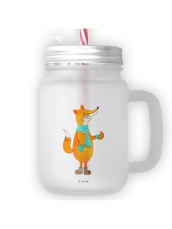 Glas Fuchs Keks ohne Spruch in Transparent