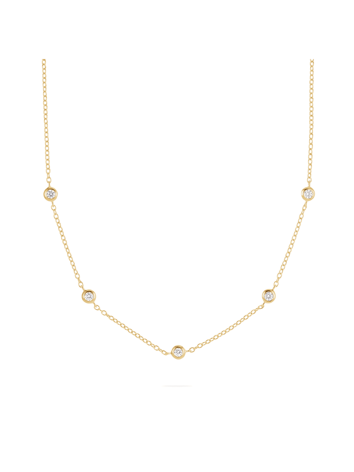 Halskette in Gold – (L)42cm