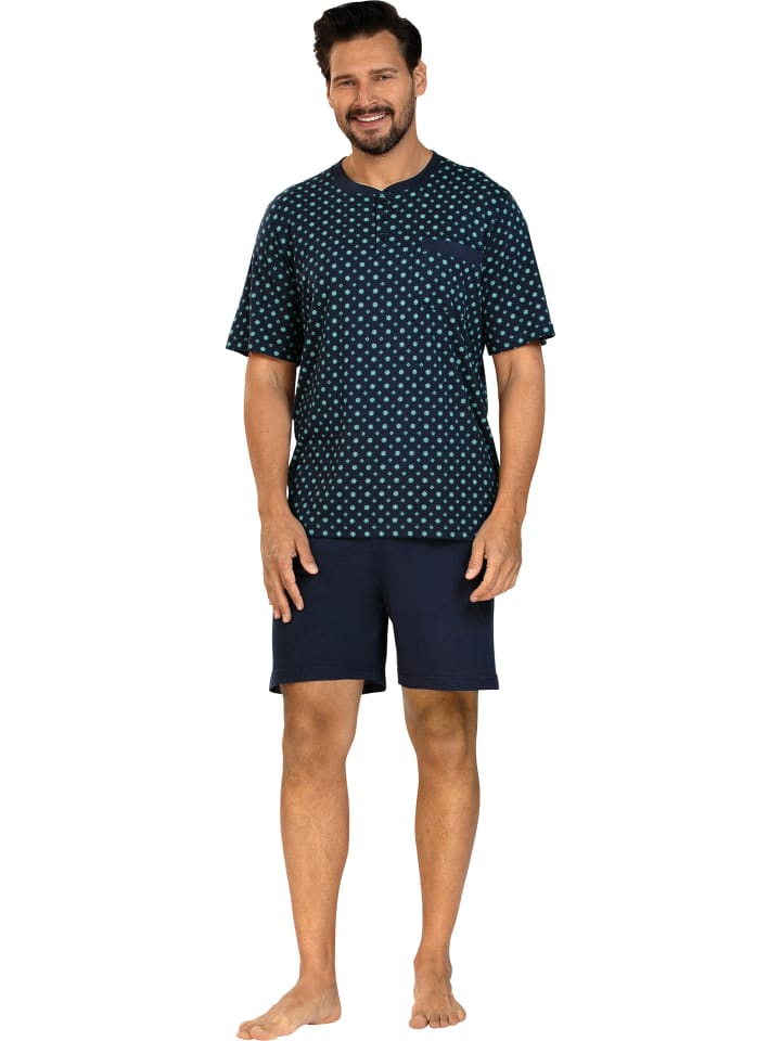 Single-Jersey Shorty in marine