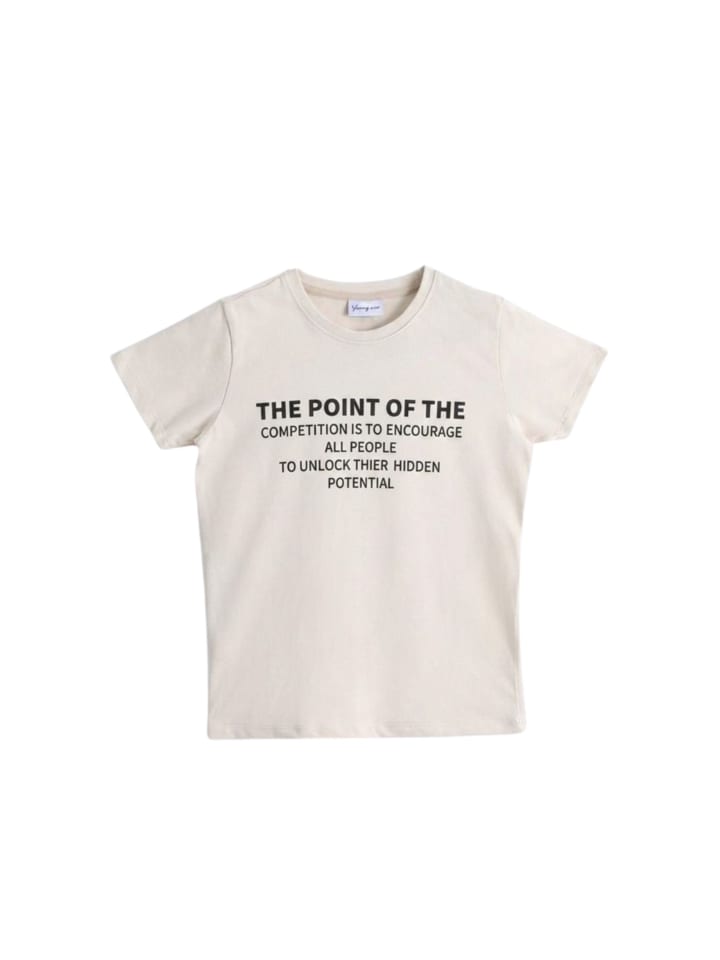 T-Shirt in Beige