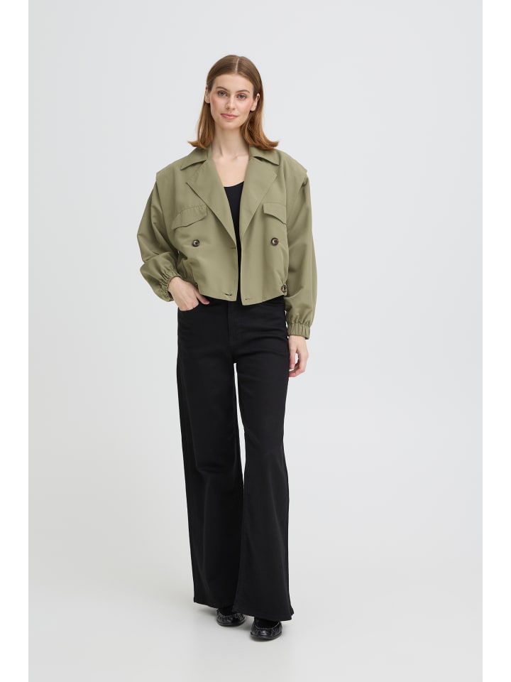 Übergangsjacke IHGEZAVO Loose fit in Deep Lichen Green