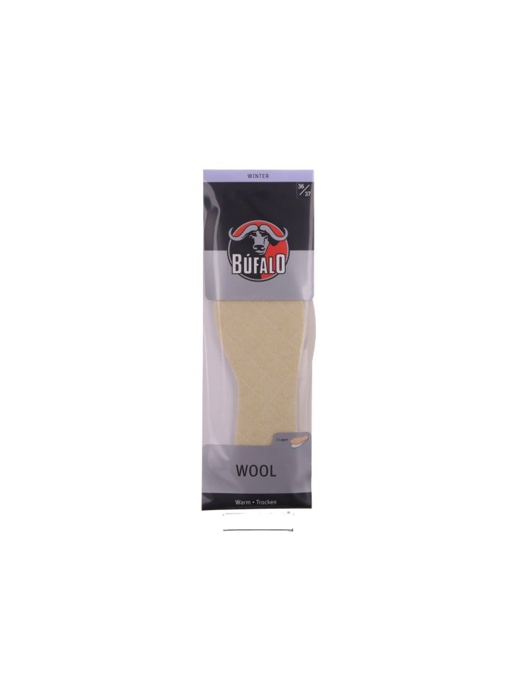 Wollsohlen in beige