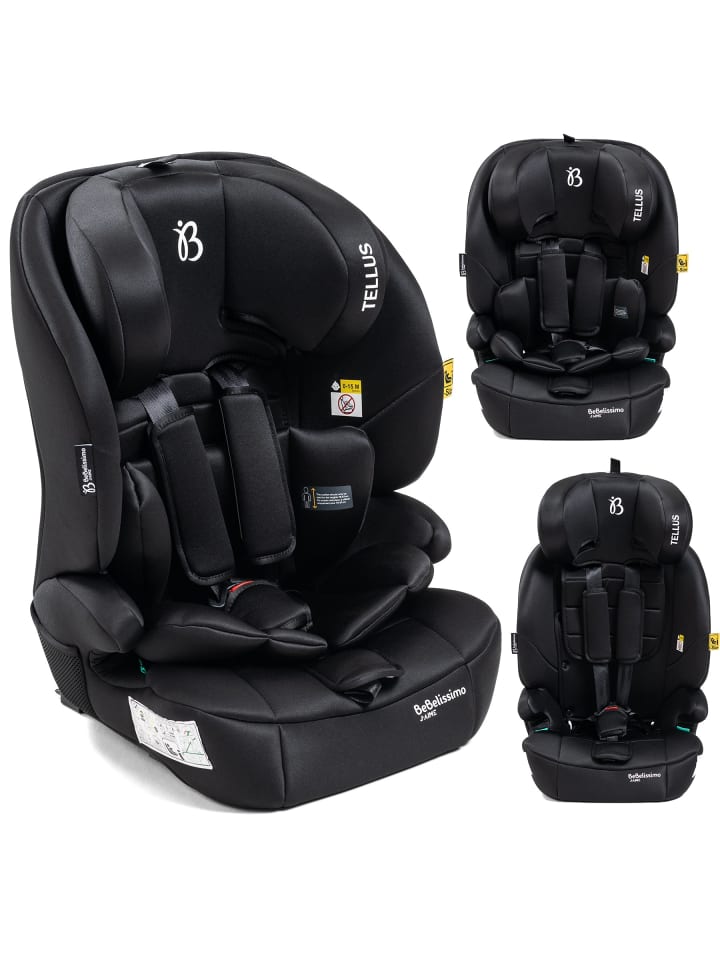 Kindersitz, Kinderautositze mit isofix Tellus I-SIZE 76-150 cm in Schwarz
