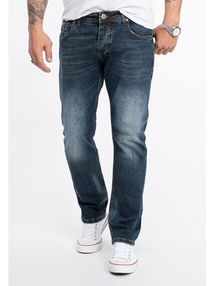 Jeans Straight Leg in Blau