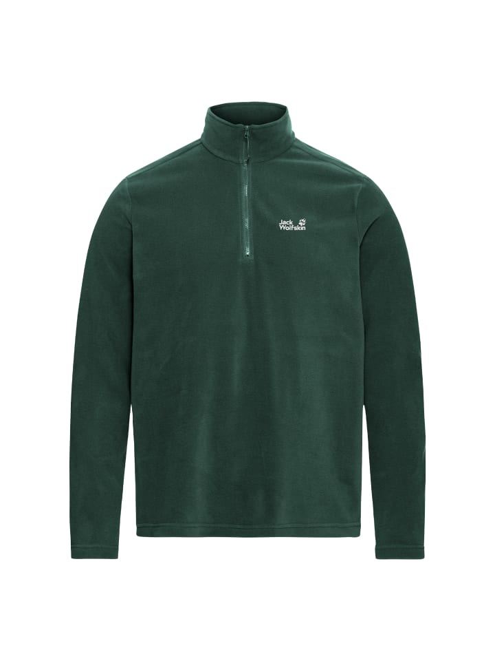 Fleecepullover Taunus 100 Half-Zip in Dunkelgrün