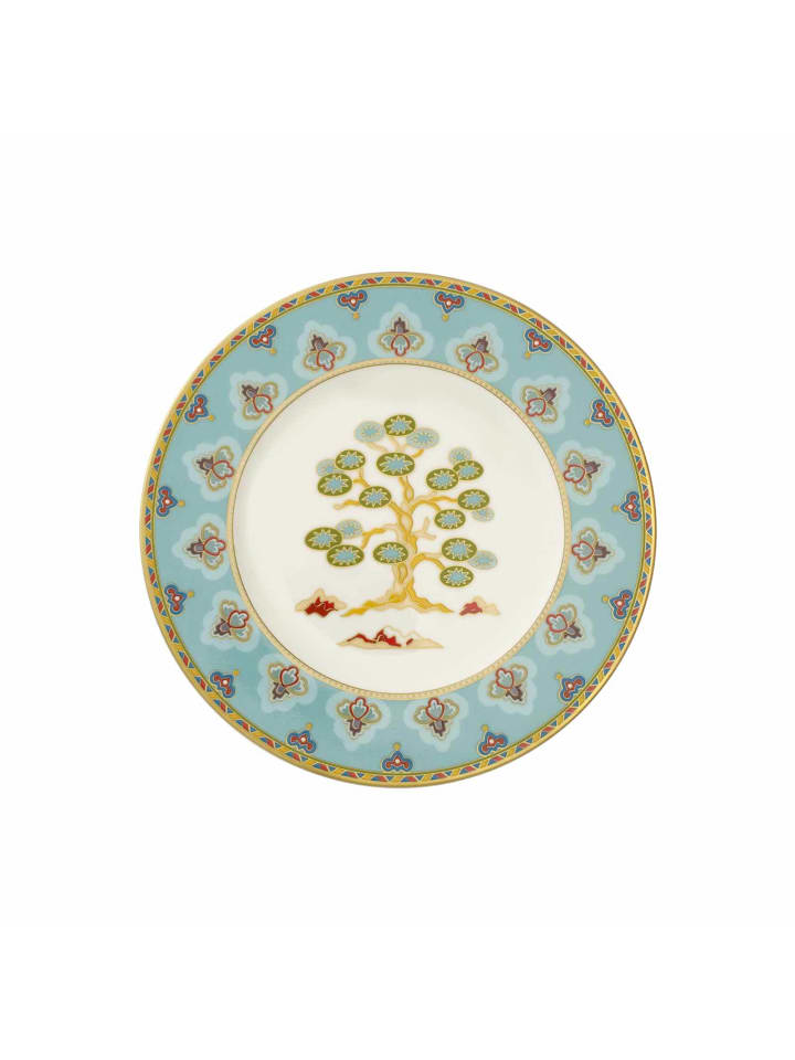 Brotteller Samarkand Aquamarin in Bunt ø 16,4 cm