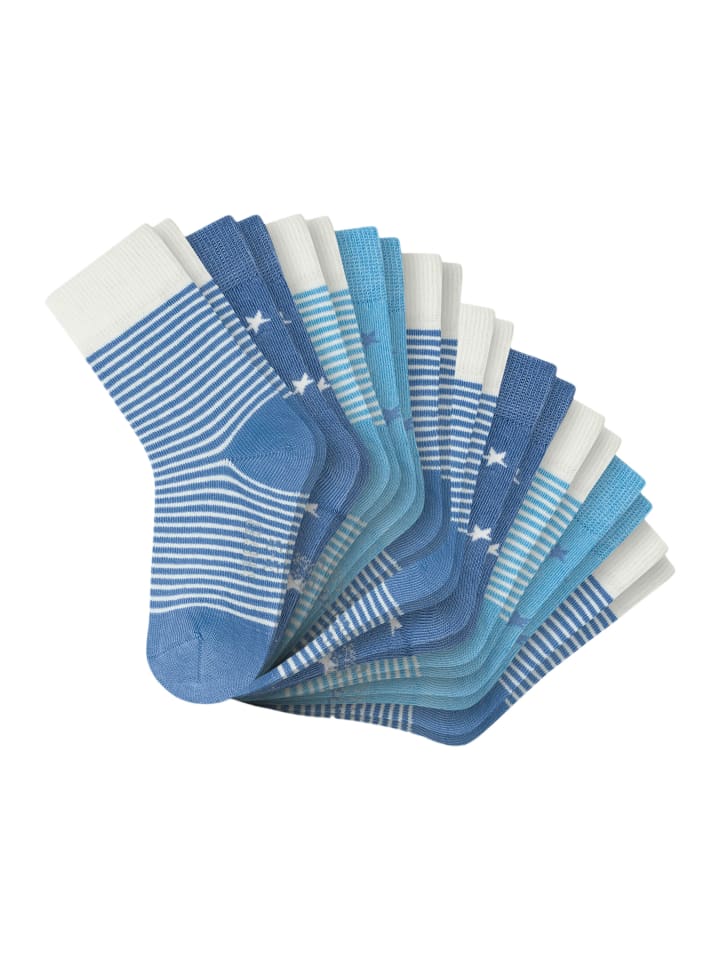 Socken Basic in Hellblau