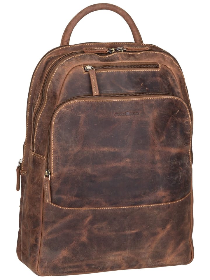 Rucksack Vintage in Sattelbraun