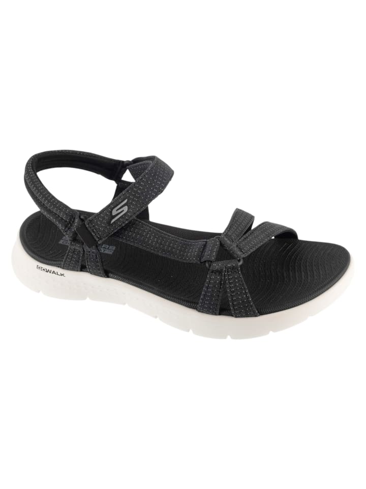 Skechers Go Walk Flex Sandal - Sublime in Schwarz