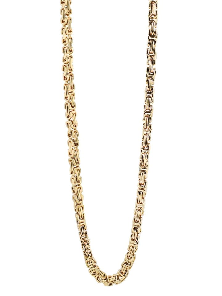 Unisex Halskette – Königskette aus Edelstahl in gold