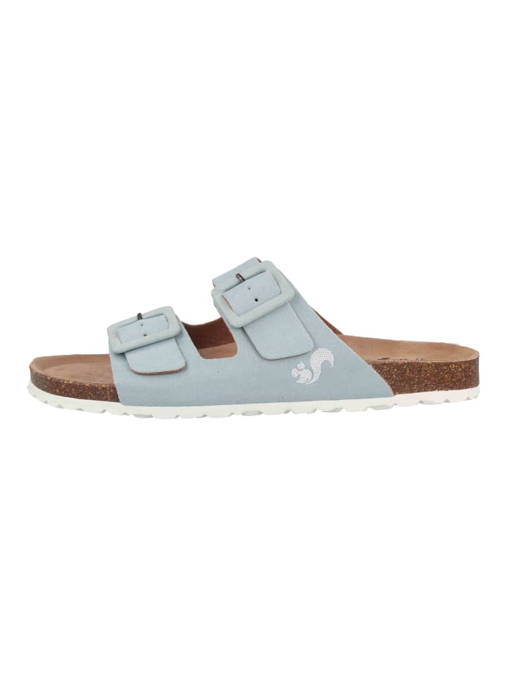 Pantoletten in Blau