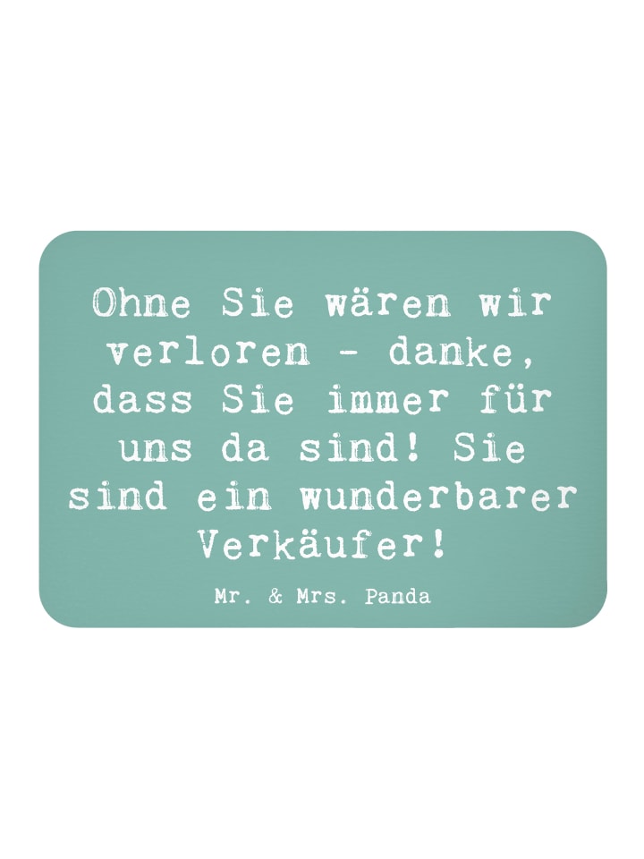 Magnet Spruch Wunderbarer Verkäufer mit Spruch in Meeresbrise
