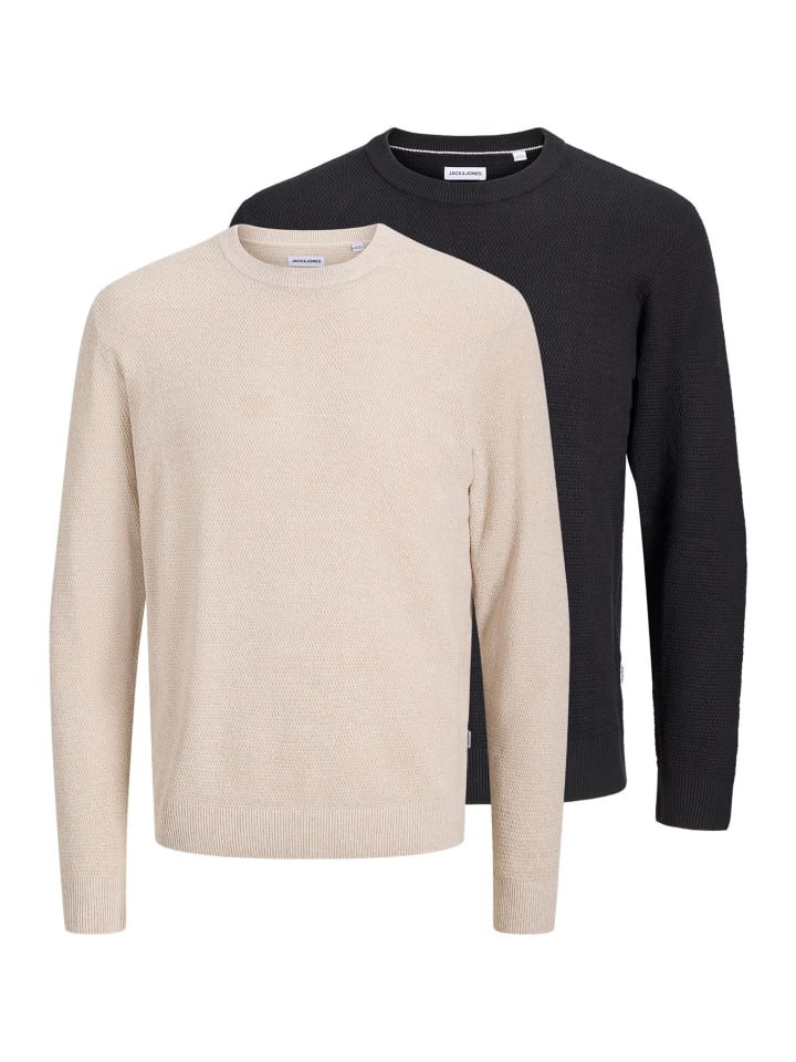 Pullover Ryder in Schwarz / beige