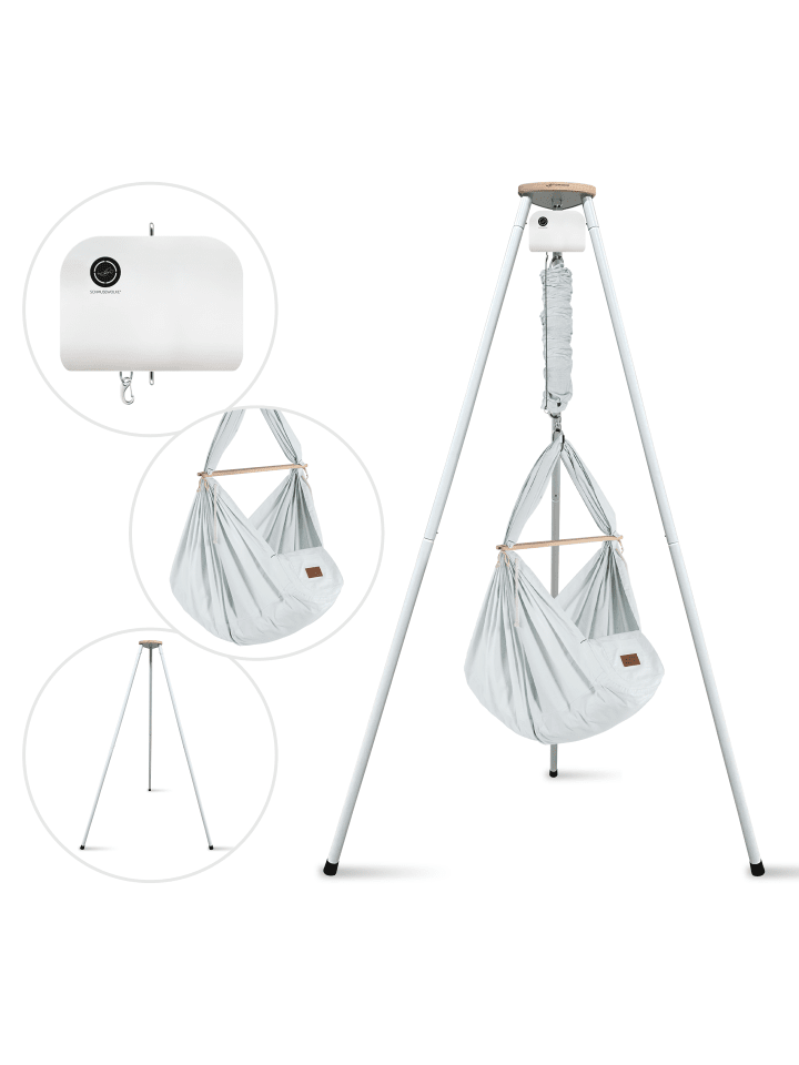 Federwiege mit Tipi und Motor