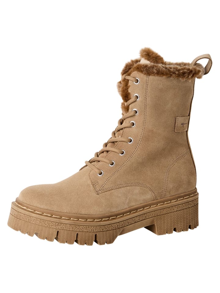 Stiefelette in beige