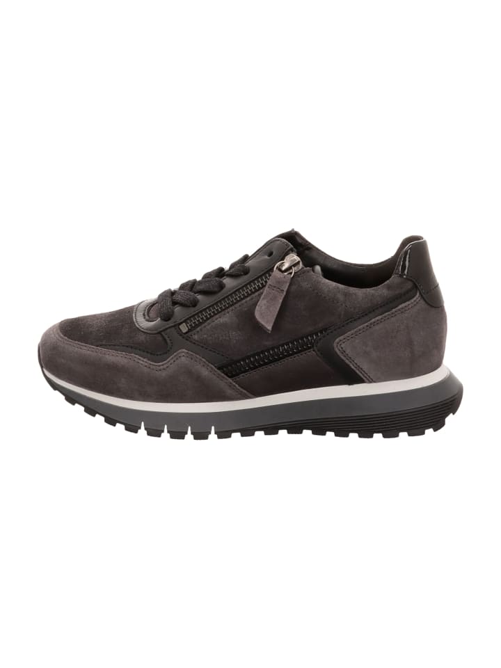Komfort Schnürschuhe in Grau