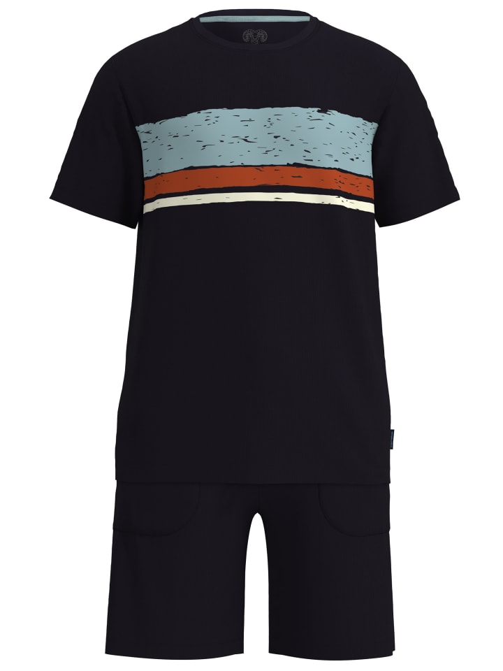 Shorty Greenrock in blau-dunkel-uni