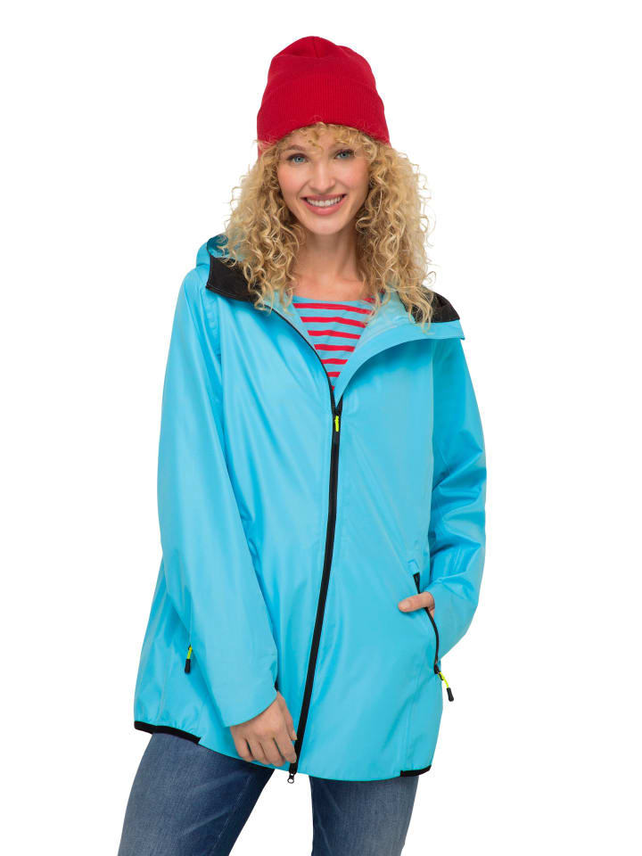 Funktionsjacke in blautürkis