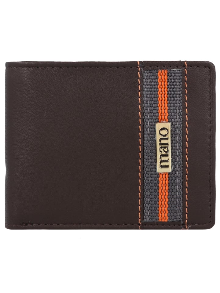 Don Leonardo Geldbörse RFID Leder 10 cm dunkelbraun