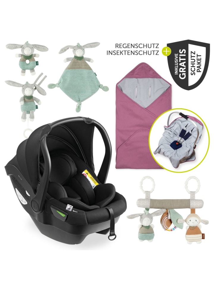 Babyschale Drive N Care i-Size ab Geburt in schwarz1