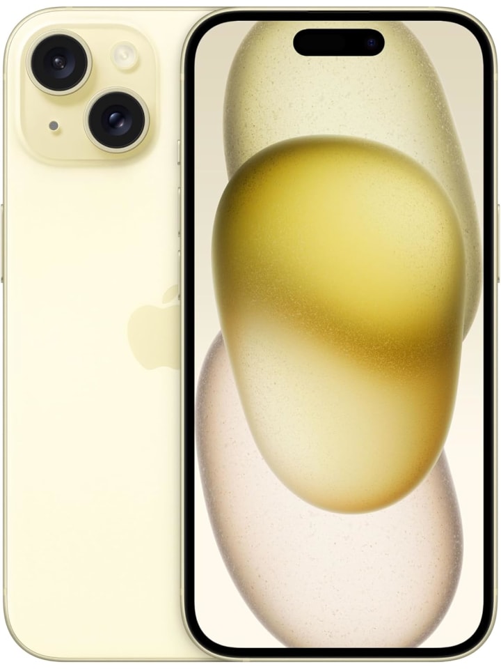 Apple iPhone 15 128GB refurbished in Gelb