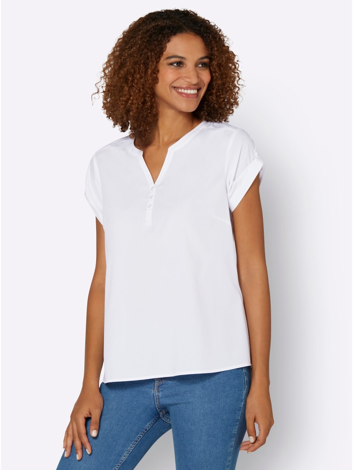 Bluse in weiß