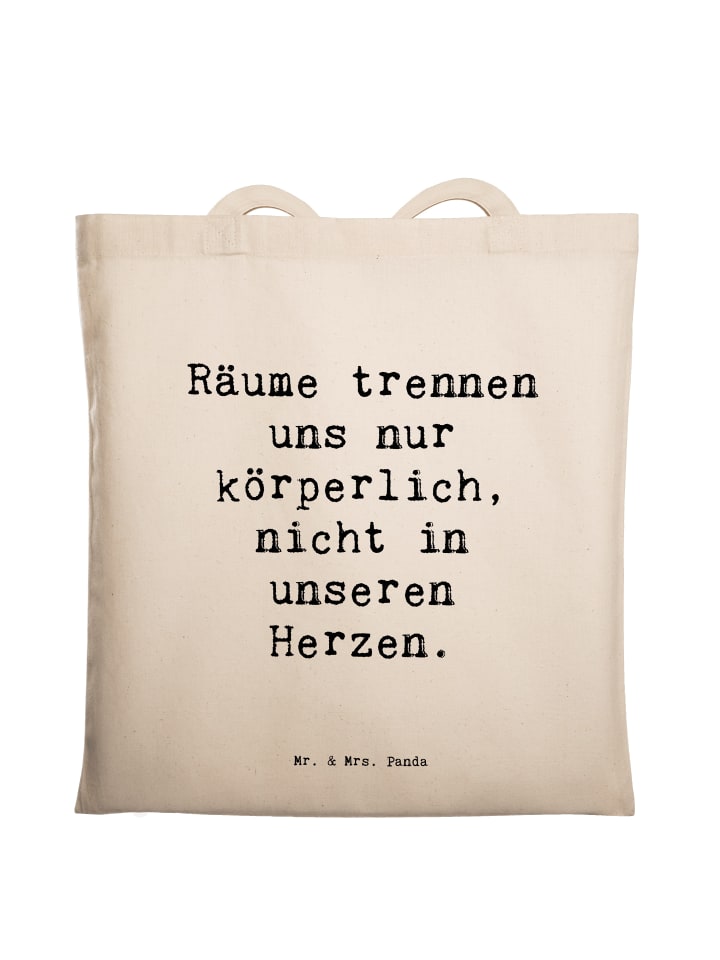 Stoffbeutel Spruch Trennung von den Eltern mit ... in Creme