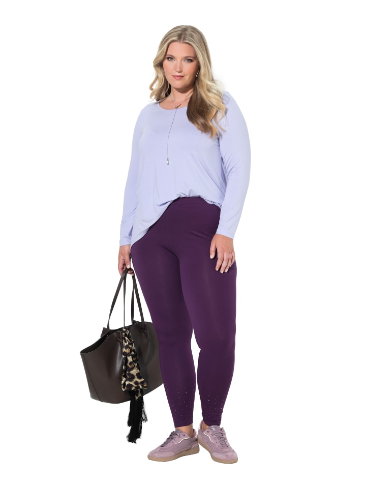 Leggings in pflaume