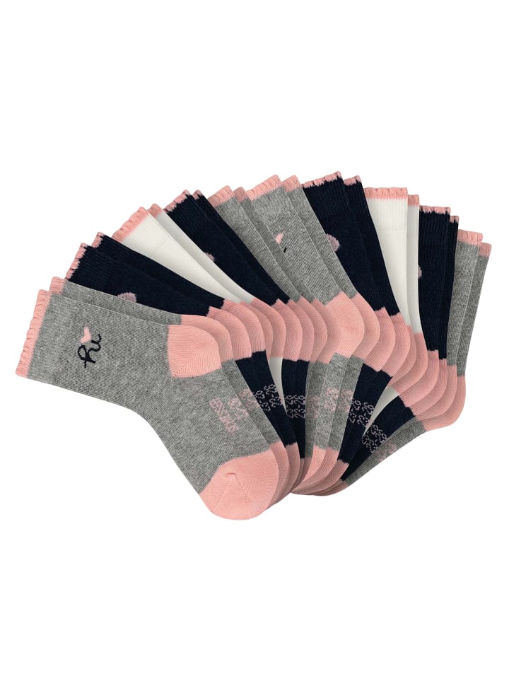 Socken 10er Pack in Grau
